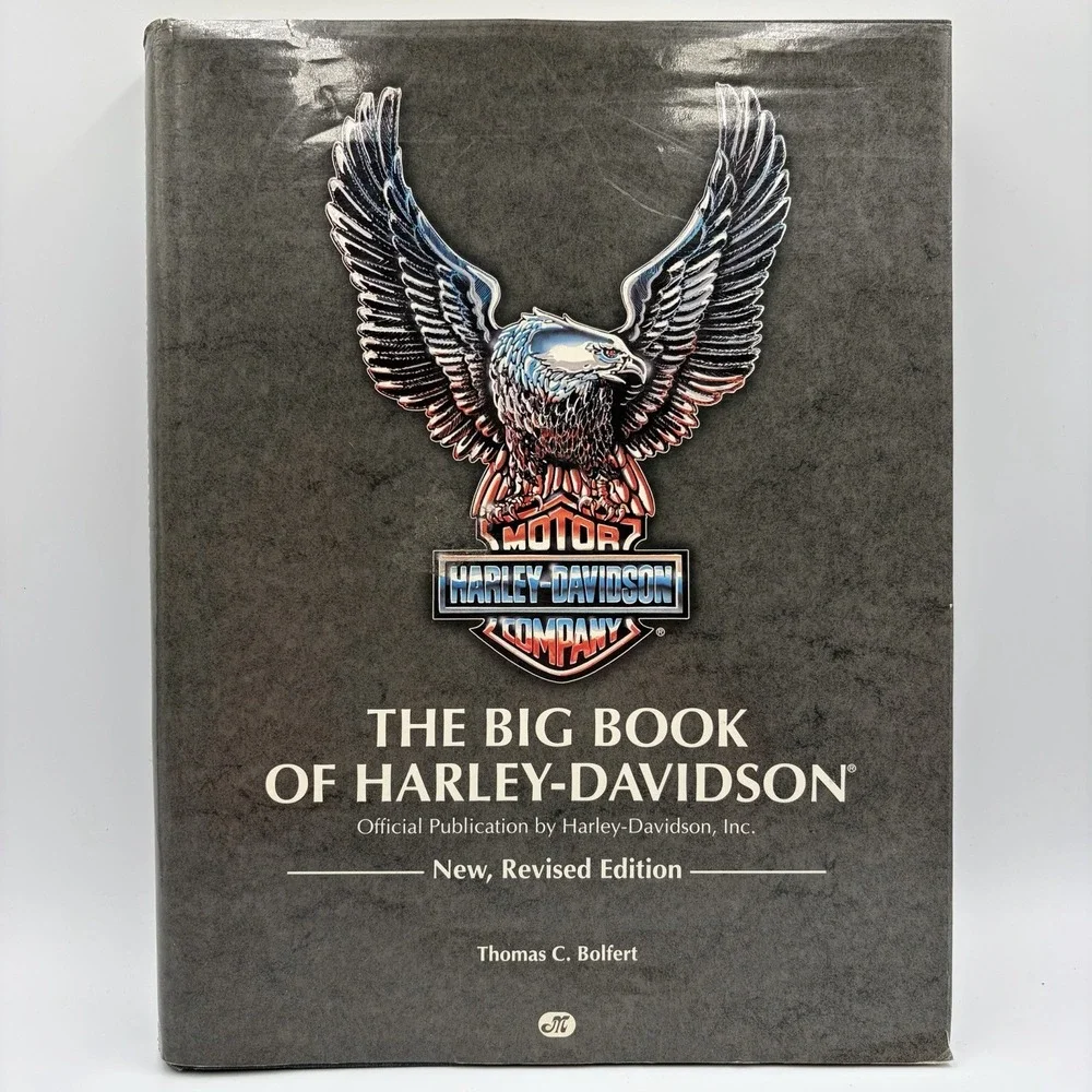Big Book of Harley‎ Davidson Bolfert 1991 Vintage Coffee Table Book 300 Pages